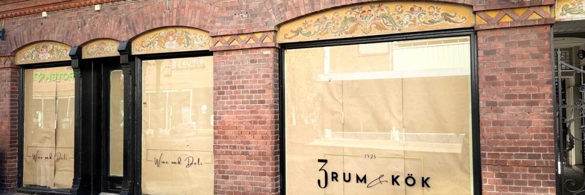 3 rum och kök wine and deli flyttar in på brogatan 7 i halmstad